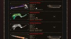 Some weapons in the shop